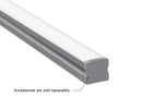 The GL LED Slim Square YD-1202 Aluminum Channel with Milky Diffuser delivers even, consistent light distribution and a sleek, modern square-edge design. It is ideal for LED strip lighting installations.