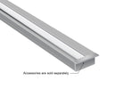 WASH RECESS - JH 1722 Silver Aluminum Channel + Milky Diffuser - 24"-3