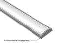 FLEX FLAT - YD 1806 Silver Aluminum Channel + Milky Diffuser - 94"-3