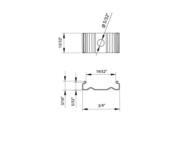 Aluminum Channel FLEX FLAT Accessories - YD 1806 Metal Clip (pc)