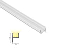 Clear mounting channel designed for 1825 LED swimming pool strip light, providing stable underwater installation and precise lighting alignment.