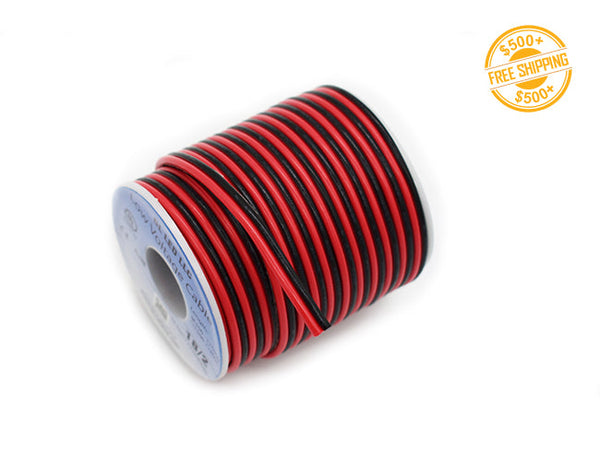 20AWG 2 Conductor Wire - Red & Black - 1