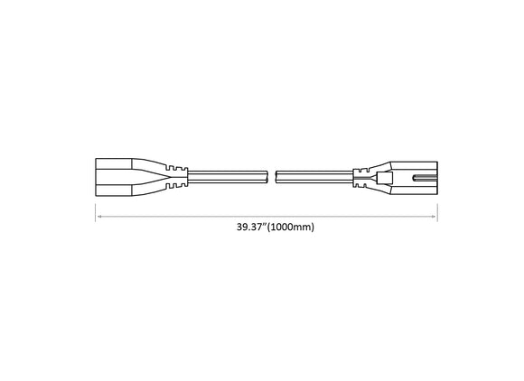 Undercabinet Light - Power Extension cable - Power Daisy Chain Cable