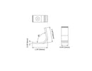 Aluminum Channel ROUND CORNER-L Accessories - YD 2004  Mounting Clips (pc)-2