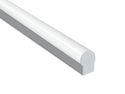 ROUND SURFACE - A 2033 Aluminum Channel + Milky Diffuser - 94“ - 2