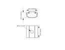 Aluminum Channel ROUND SURFACE Accessories - A 2033 Metal Clips (pc)-2