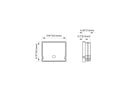 Aluminum Channel WATERPROOF SQUA Accessories - A 2319 End Caps (pair)-2