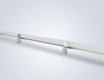 The ability of the 2321 wall washer LED lights to change direction based on the angle of the adjustable brackets.