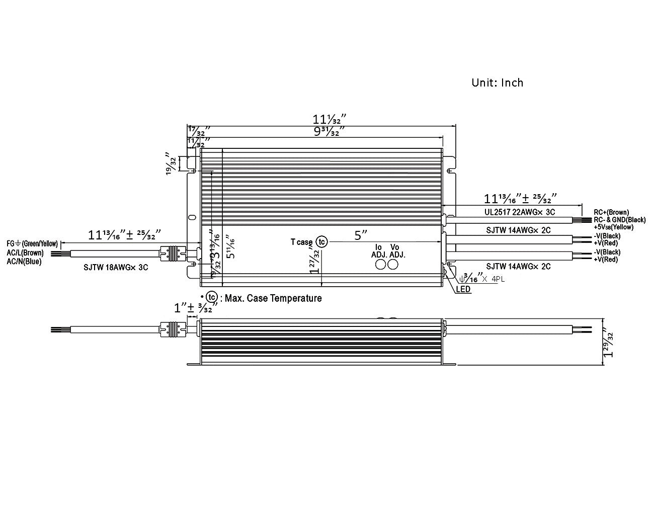 HLG-600W-24V | GL LED US LIGHTING