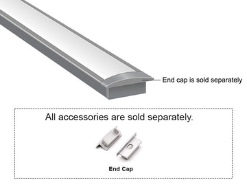 GL LED Skinny Shallow Recess ES-3011 Aluminum Channel with Milky Diffuser offers uniform light coverage in an ultra-thin recess format. Fabricated from anodized aluminum for strong thermal performance and a durable, sleek finish.