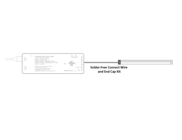 Undercabinet Light - Solder-free Connect Wire & End Cap Kit for 31132&31133