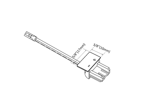 Undercabinet Light - Solder-free Connect Wire & End Cap Kit for 31138