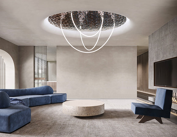 360° LED Neon Flex - Vertical Ceiling-Double - Single Color - Dry Location - 12V