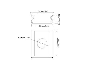 LED 3D Neon Light Accessories - Mounting Clip (pc) - 0