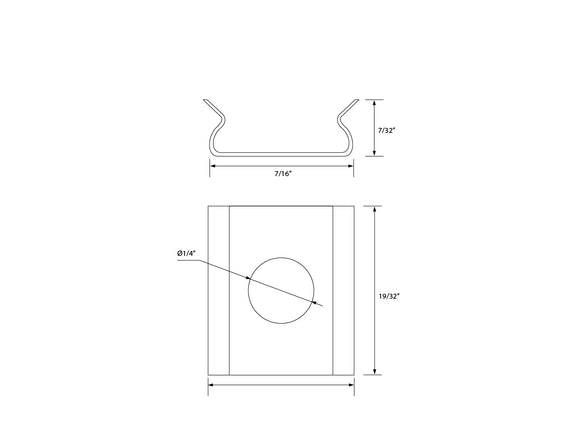 LED 3D Neon Light Accessories - Mounting Clip (pc)