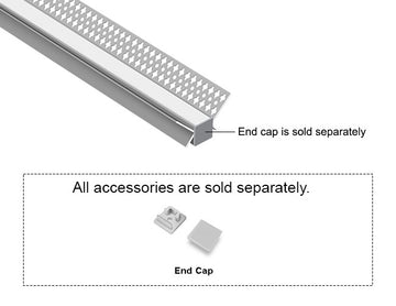 GL LED Inside Corner BY-5026 Aluminum Channel with Milky Diffuser fits tight 90° corners and provides uniform light coverage. Made from anodized aluminum for reliable heat dissipation and robust durability, ideal for interior corner LED lighting.