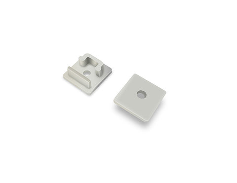 Aluminum Channel INSIDE CORNER Accessories - BY 5026 End Caps (pair)