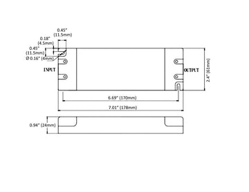 LED Dimmable Transformer - P-50W-12V - 0