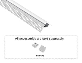 GL LED Outside Corner BY-5324 Aluminum Channel with Milky Diffuser wraps around outside edges with consistent illumination. Built from anodized aluminum for strong thermal control and longevity, perfect for seamless corner lighting in interior spaces.