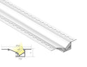 ANGLE WASH - GLQ 9526 White Aluminum Channel + Milky Diffuser - 94" - 1