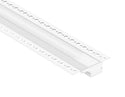 ANGLE WASH - GLQ 9526 White Aluminum Channel + Milky Diffuser - 94" - 2