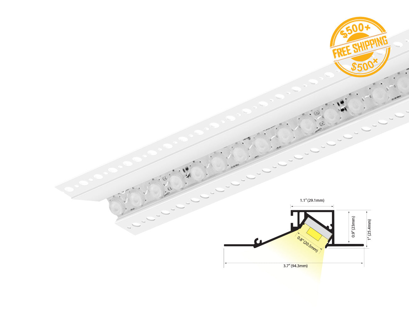LED Wall Washer Linear Light - Recessed 9526 | GL LED US LIGHTING