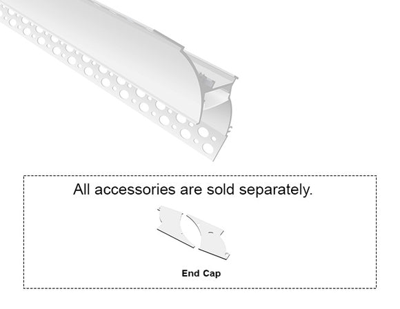 GL LED Wash Recess GLQ-9758 Silver Aluminum Channel with Milky Diffuser delivers elegant recessed wall-wash lighting with smooth, uniform illumination. Engineered from premium anodized aluminum for long-lasting durability and excellent heat dissipation, it’s perfect for architectural and interior LED lighting applications.