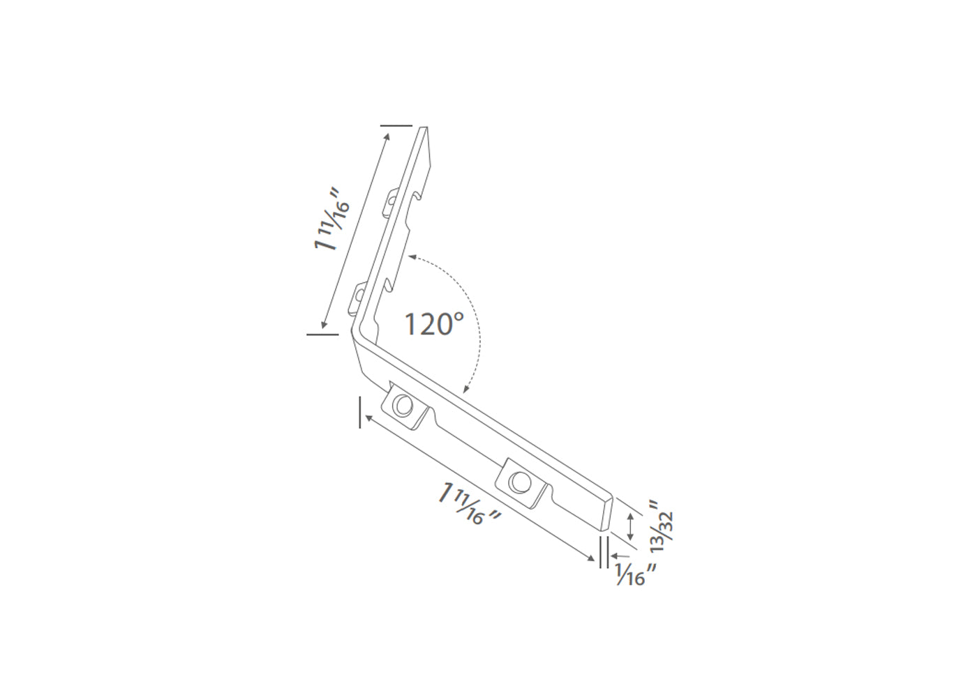 AL 120° Corner Connector