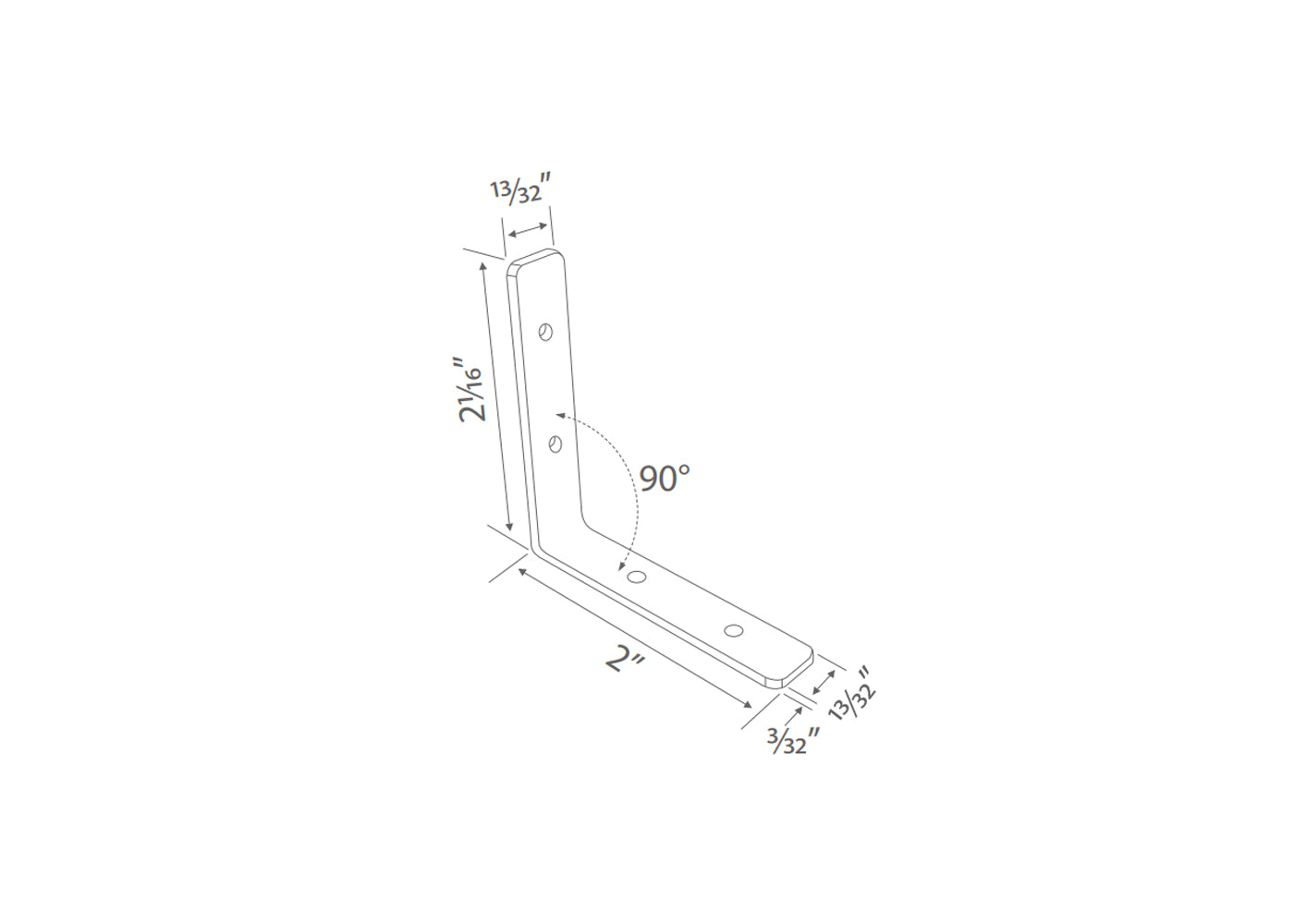 AL L-Shape Corner Connector - Vertical