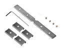Back mounting splicing bracket for aluminum LED profile with screws