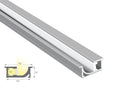 WASH RECESS - JH 1722 Silver Aluminum Channel + Milky Diffuser - 24"/94" - 1