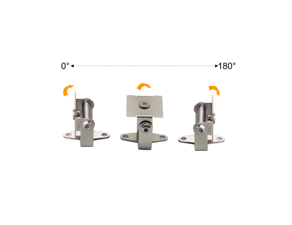 Led Channel Brackets Aluminum Channel Adjustable Bracket - Silver | GL LED US LIGHTING