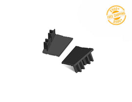 LED Wall Washer Strip Light Accessories - Aluminum Channel ES 2321 End Cap
