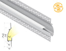 Aluminum channel SKIRTING BY 9819 Silver Channel + Milky Diffuser