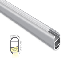 CLOTHES RACK - YD 1401 Aluminum Channel + Milky Diffuser - 118" (Pick Up ONLY)