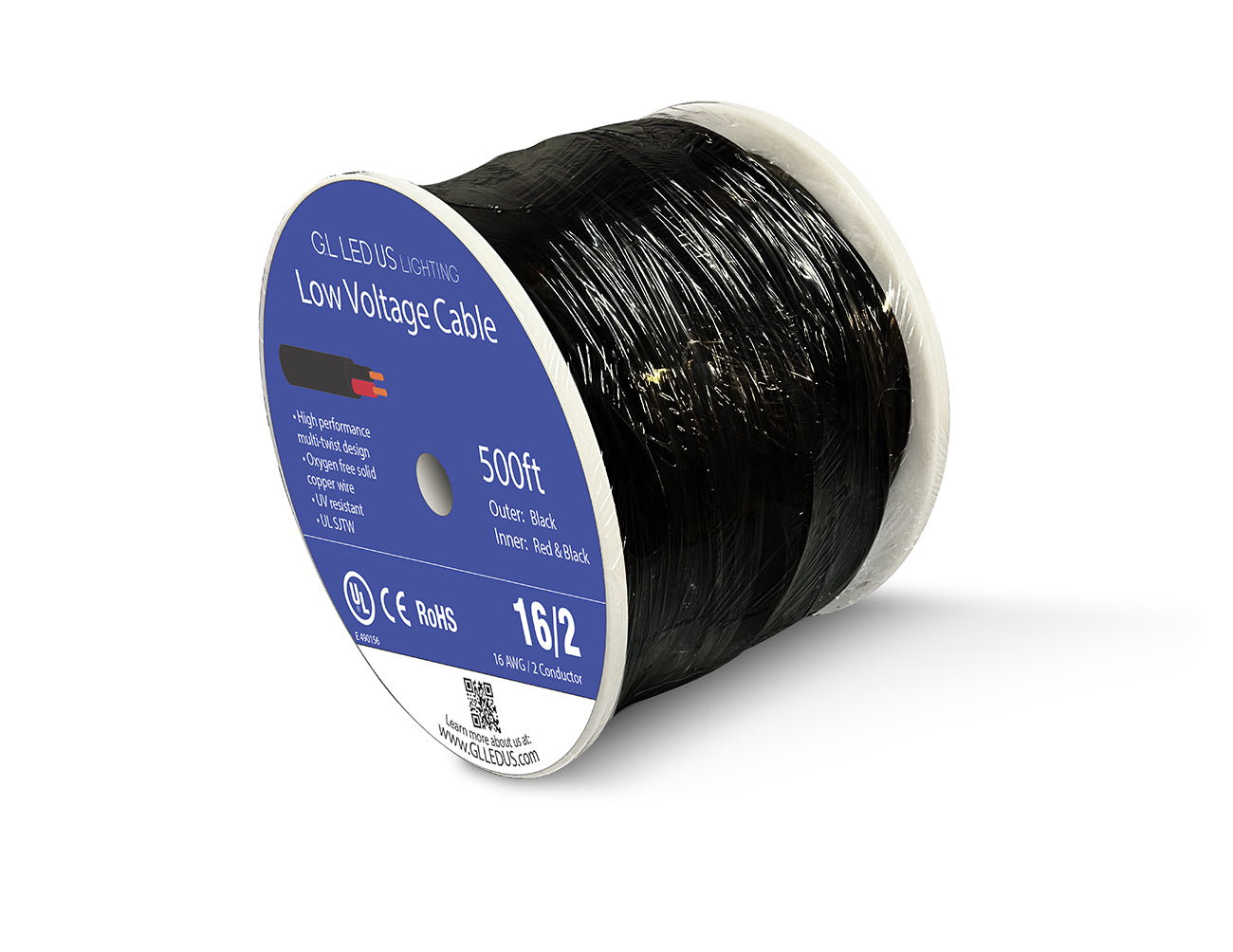 SJTW Outdoor 16AWG 2 Conductor Wire | GL LED US LIGHTING