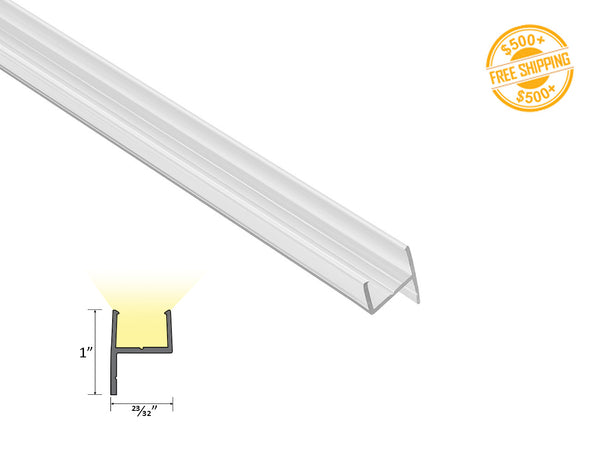 LED Swimming Pool Strip Light Accessory - Clear Mounting Channel 1825 - 1
