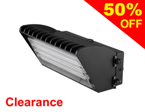 Side view of LED Semi-Cutoff Wall Pack Light 70W.