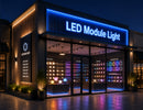 LED Module Light - Blue provides bright and uniform blue illumination for commercial storefront signage, channel letters, and architectural lightbox applications.