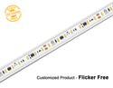 120V Dimmable LED Strip Light- FLICKER FREE 2700K 41-50ft - 1