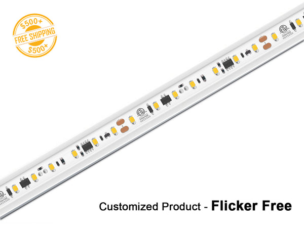 120V Dimmable LED Strip Light- FLICKER FREE 2700K 51-60ft - 1