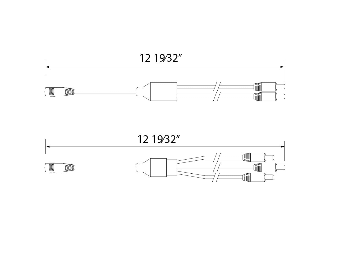 DC Power Splitter Cable