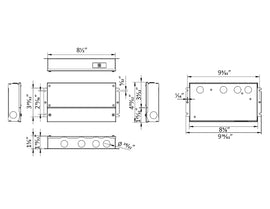 DMX transformer dimension drawing