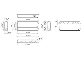 DMX transformer dimension drawing