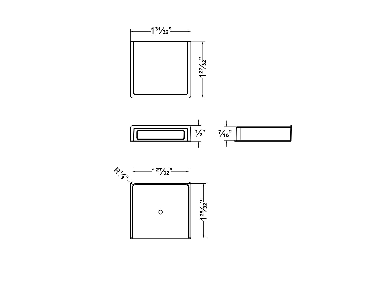 Undercabinet Light - LED RF Wireless - Door Sensor Control - Black