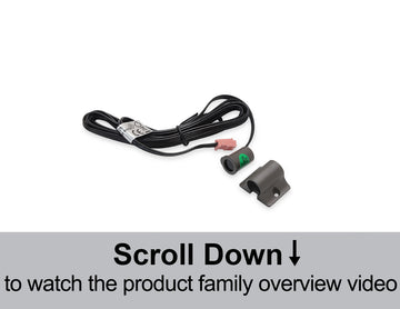 Low voltage 24V wired door sensor control for LED cabinet lighting