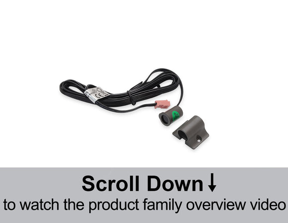Low voltage 24V wired door sensor control for LED cabinet lighting