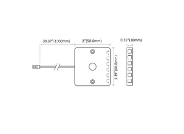 RF Wireless Receiver Distributor for Under Cabinet Light - 0