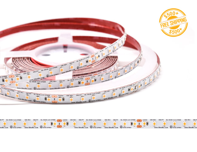 ECO Series 24VDC low voltage LED strip lights and label for free shipping on orders over $500.