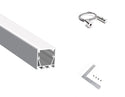 3535 LINEAR - ES 3535 Silver Aluminum Channel + Milky Diffuser - 94" - 21